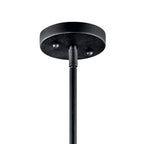 KICHLER 42121BK 20" 3 Light Convertible Pendant Black