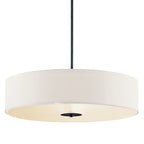 KICHLER 42122BK 24" 3 Light Convertible Pendant Black