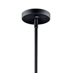 KICHLER 42122BK 24" 3 Light Convertible Pendant Black