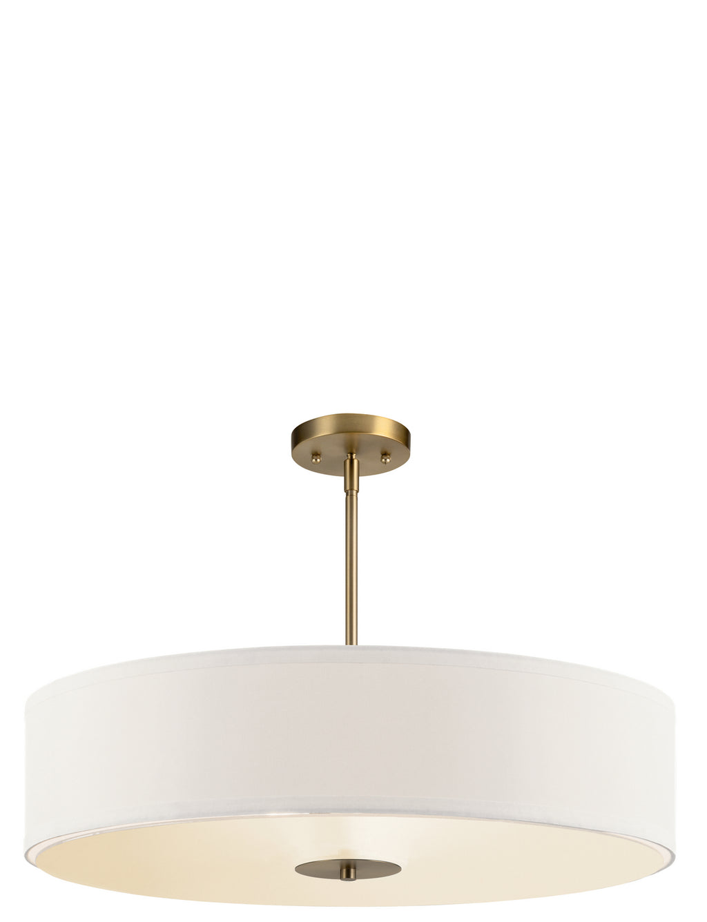 KICHLER 42122CLZ 24" 3 Light Convertible Pendant Classic Bronze