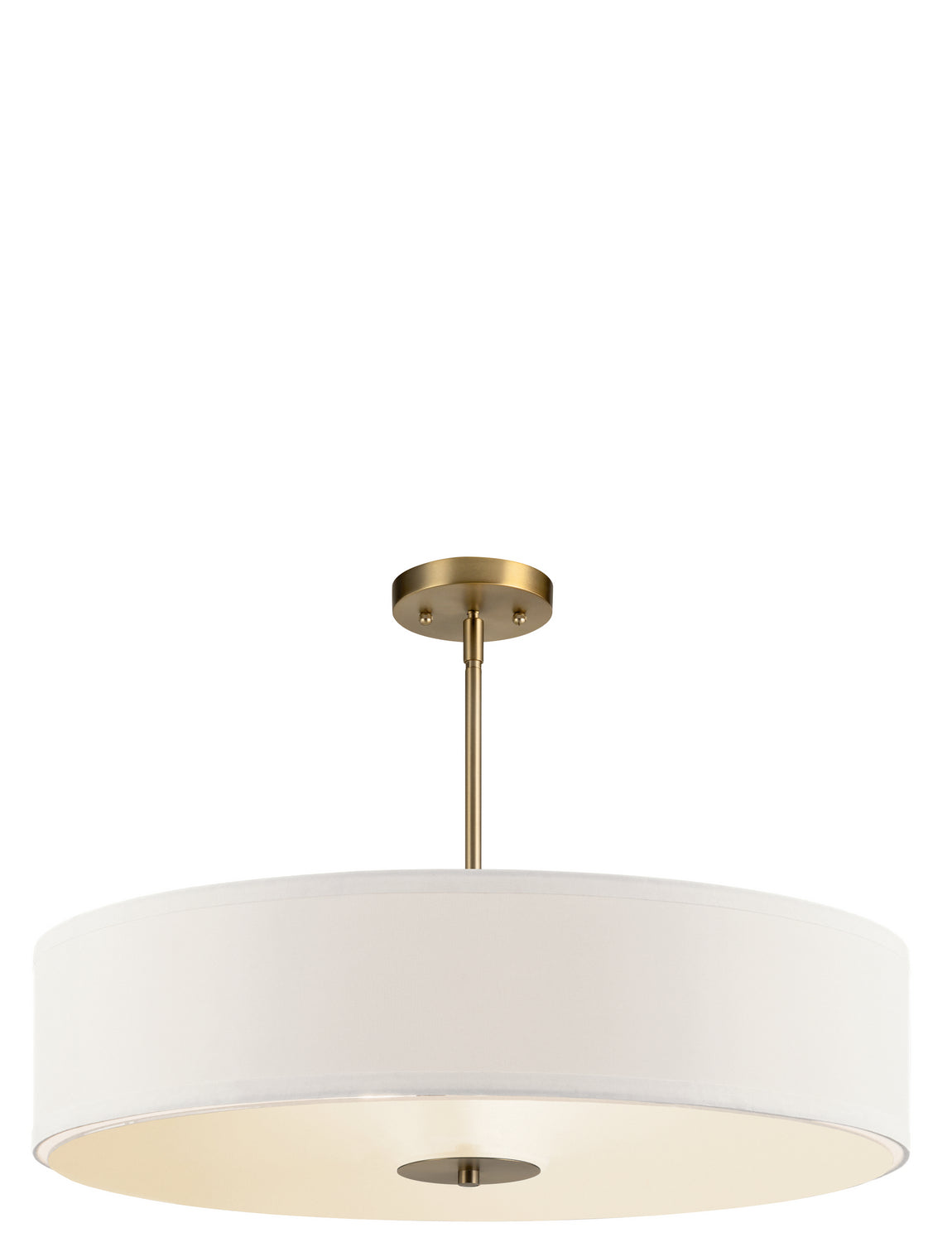 KICHLER 42122CLZ 24" 3 Light Convertible Pendant Classic Bronze