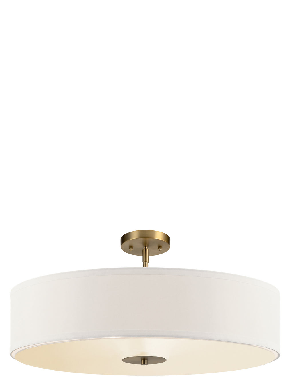 KICHLER 42122CLZ 24" 3 Light Convertible Pendant Classic Bronze