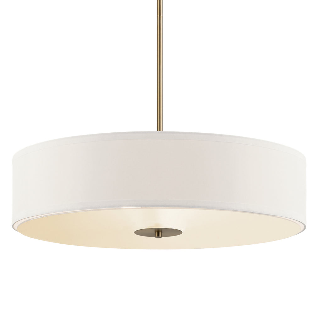 KICHLER 42122CLZ 24" 3 Light Convertible Pendant Classic Bronze