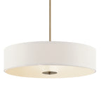 KICHLER 42122CLZ 24" 3 Light Convertible Pendant Classic Bronze