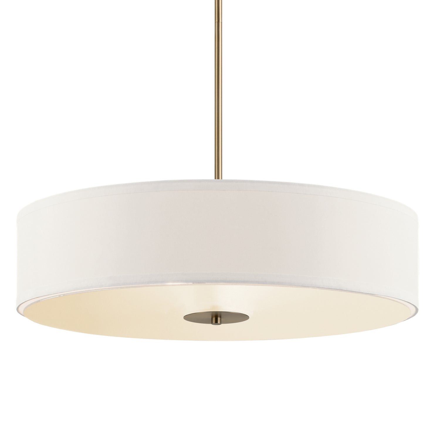 KICHLER 42122CLZ 24" 3 Light Convertible Pendant Classic Bronze