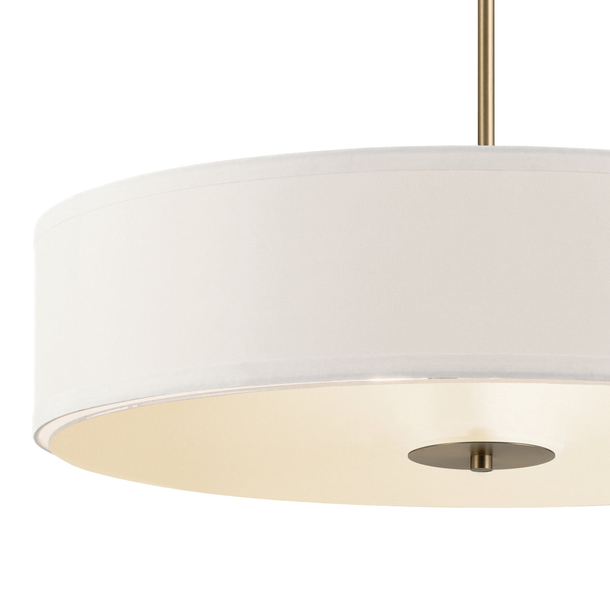 KICHLER 42122CLZ 24" 3 Light Convertible Pendant Classic Bronze