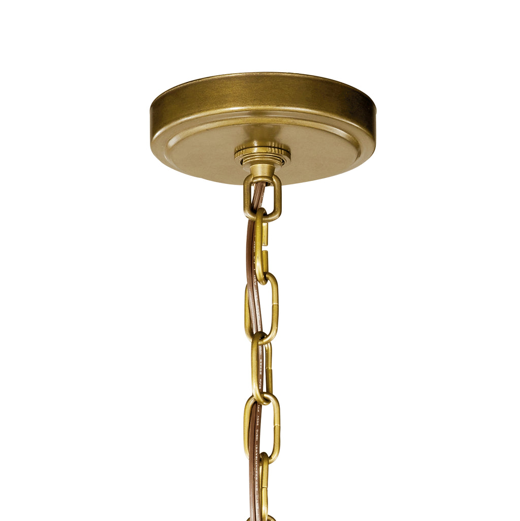 KICHLER 42138NBR Voleta 26.25" 4 Light Foyer Pendant Natural Brass
