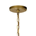 KICHLER 42139NBR Voleta 27.75" 6 Light Foyer Chandelier Natural Brass