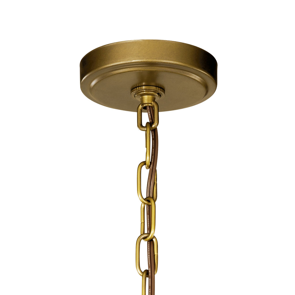 KICHLER 42140NBR Voleta 20.75" 3 Light Pendant Natural Brass