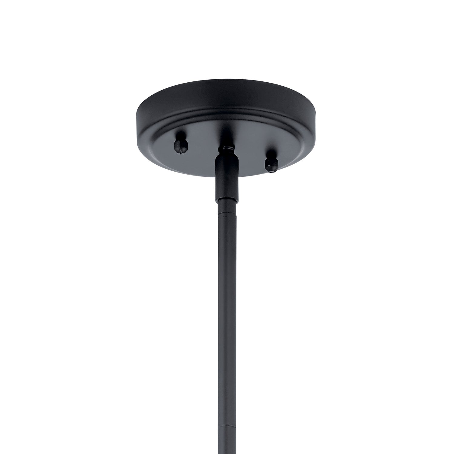 KICHLER 42141BK Everly 15.25" 1 Light Bell Pendant Clear Glass Black