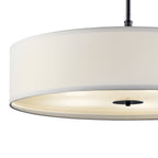 KICHLER 42196BK Transitional 30" 5 Light Pendant Black