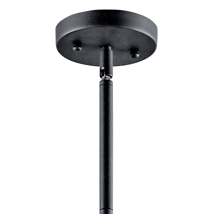 KICHLER 42196BK Transitional 30" 5 Light Pendant Black