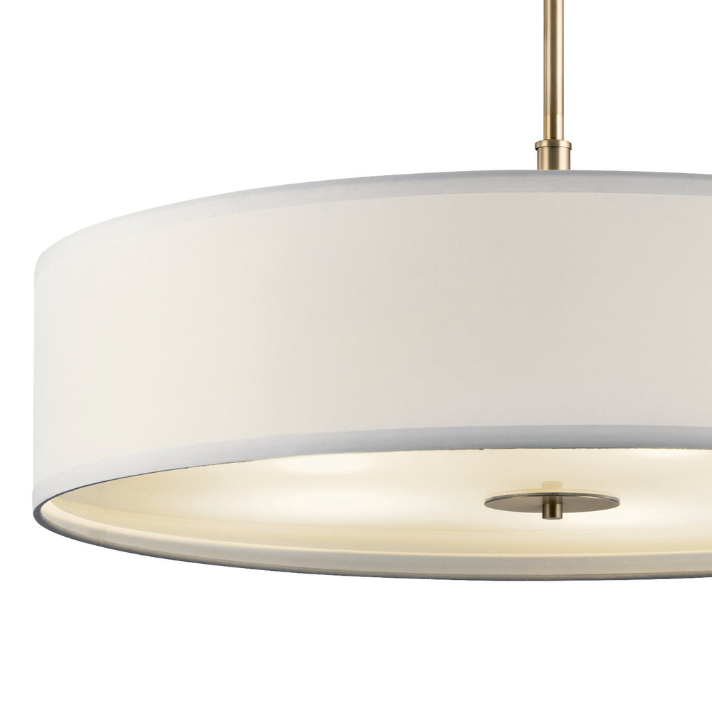 KICHLER 42196CLZ Transitional 30" 5 Light Pendant Classic Bronze