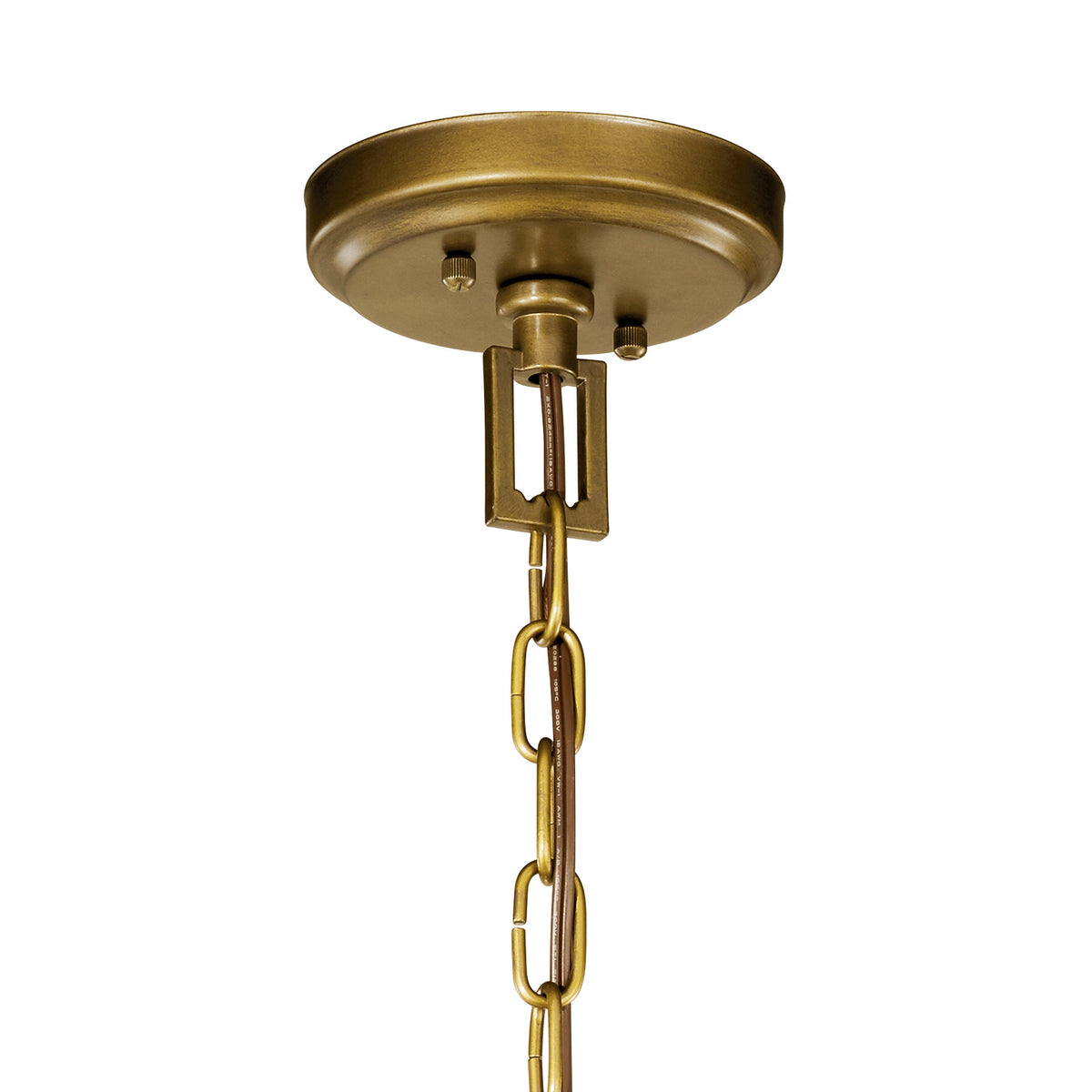 KICHLER 42496NBR Morrigan 15" 4 Light Mini Chandelier Natural Brass