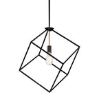KICHLER 42525BK Cartone 1 Light Pendant Black