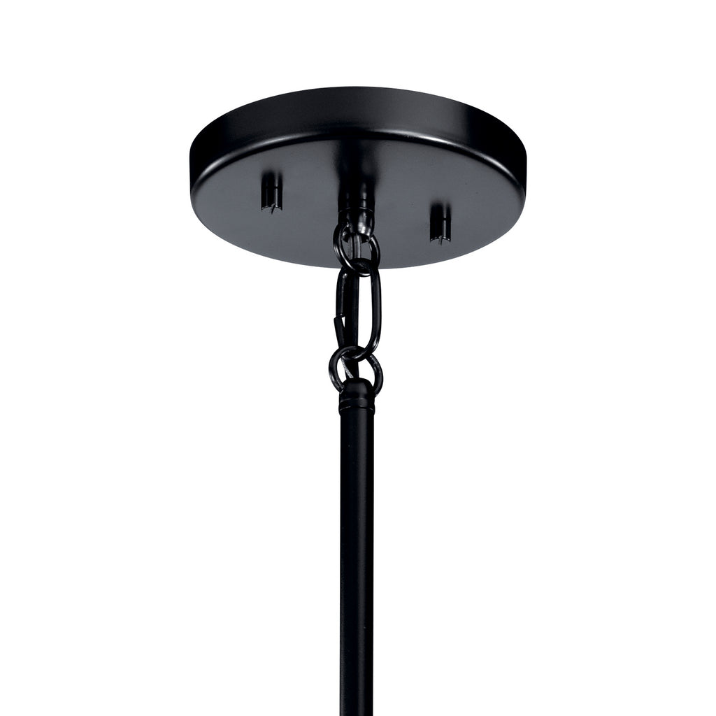KICHLER 42525BK Cartone 1 Light Pendant Black