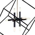 KICHLER 42526BK Cartone 8 Light Pendant Black