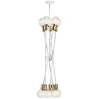 KICHLER 43119WH Armstrong 10 Light Chandelier White