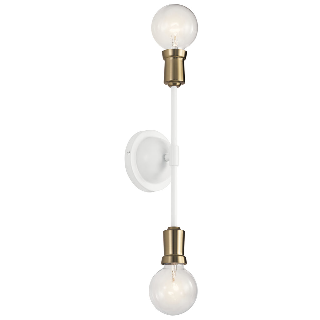 KICHLER 43195WH Armstrong Wall Sconce White