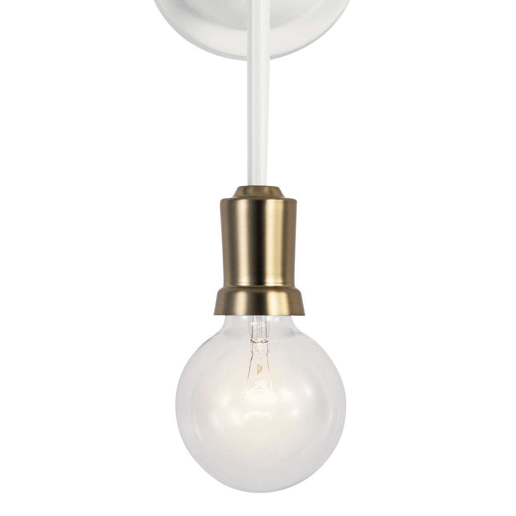 KICHLER 43195WH Armstrong Wall Sconce White