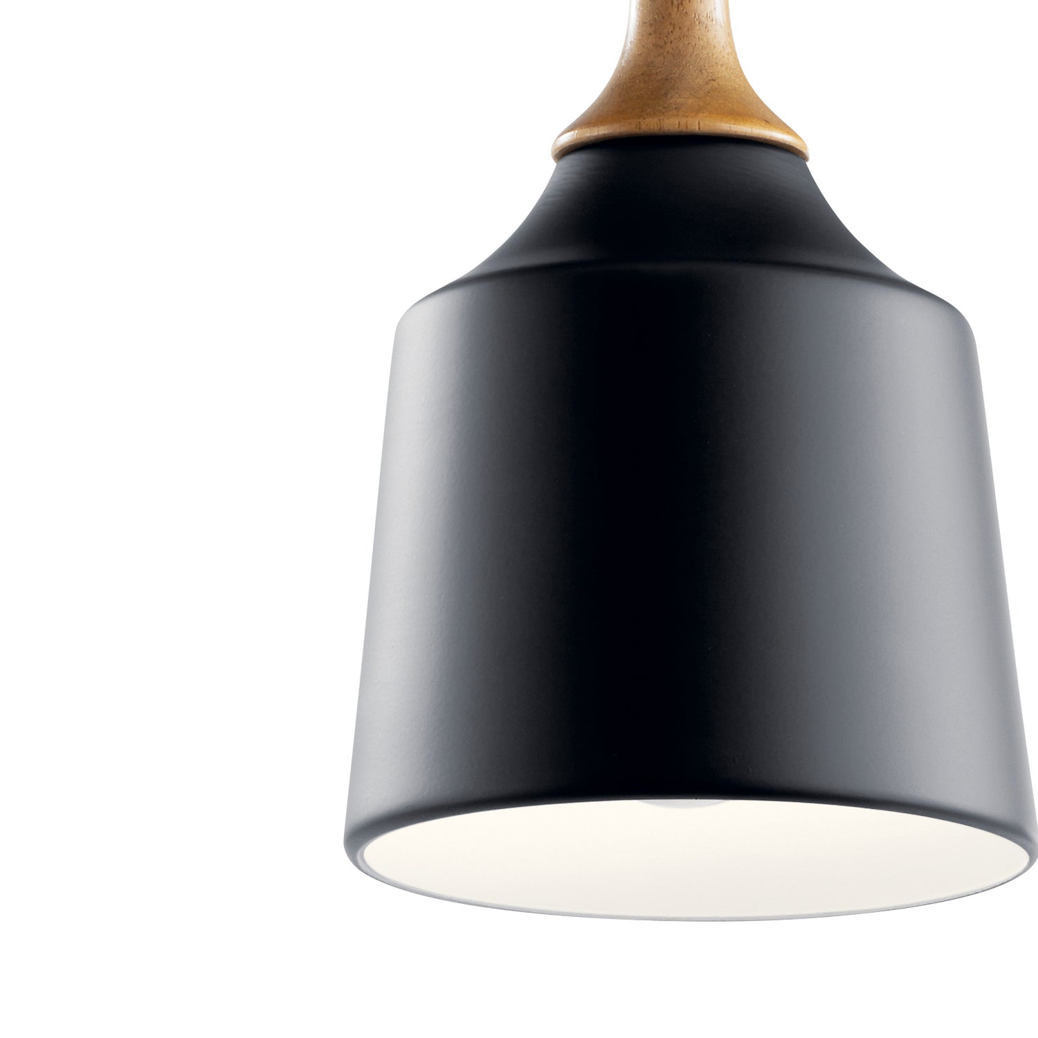 KICHLER 43682BK Danika 1 Light Mini Pendant Black