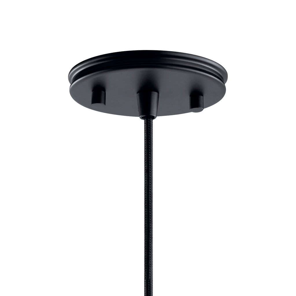 KICHLER 43682BK Danika 1 Light Mini Pendant Black