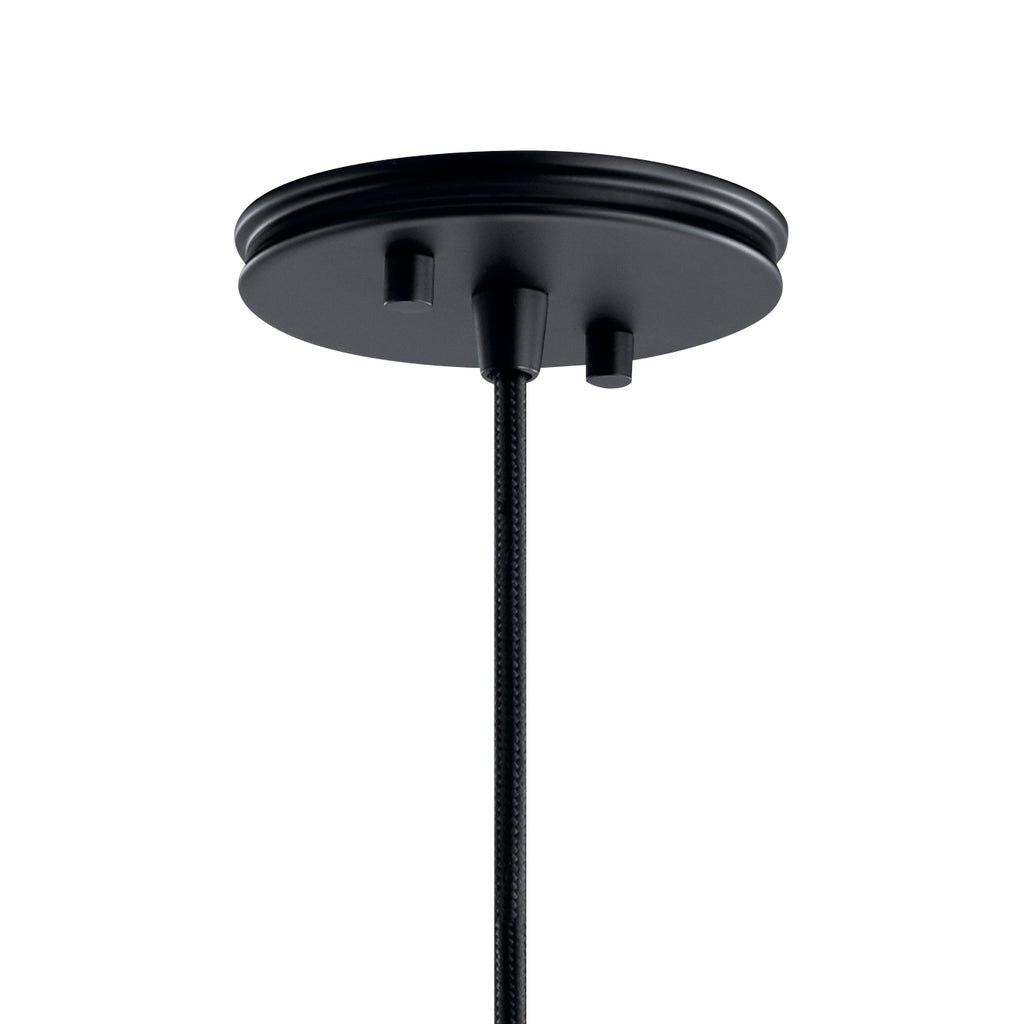 KICHLER 43683BK Danika 1 Light Pendant Black