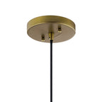 KICHLER 43850NBR Avery 1 Light Bell Mini Pendant Natural Brass