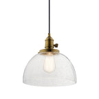 KICHLER 43853NBR Avery 10" 1 Light Goblet Mini Pendant Natural Brass