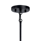 KICHLER 43857BK Erzo 8 Light Chandelier Black