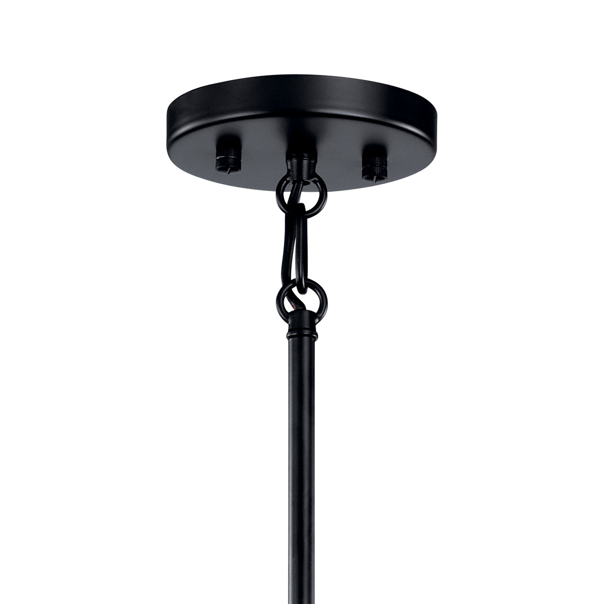 KICHLER 43857BK Erzo 8 Light Chandelier Black