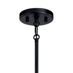 KICHLER 43859BK Erzo 6 Light Chandelier Black