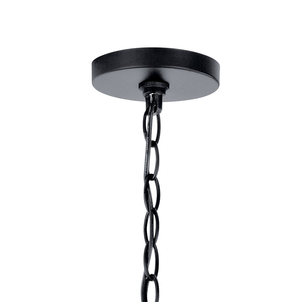 KICHLER 43998BK Crosby 4 Light Foyer Pendant Black