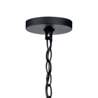 KICHLER 43999BK Crosby 5 Light Chandelier Black