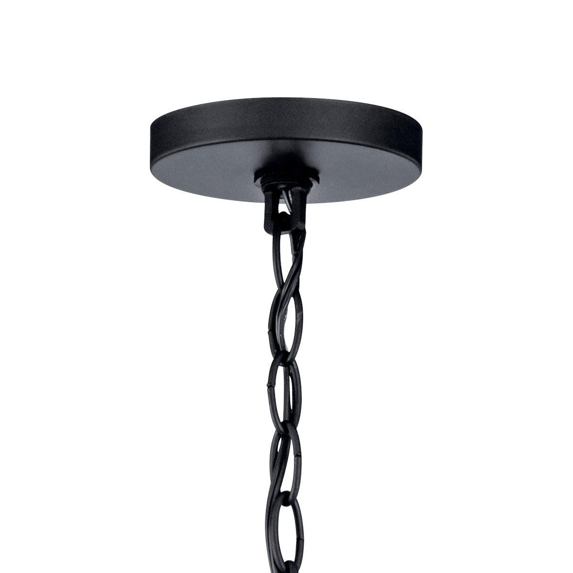 KICHLER 43999BK Crosby 5 Light Chandelier Black