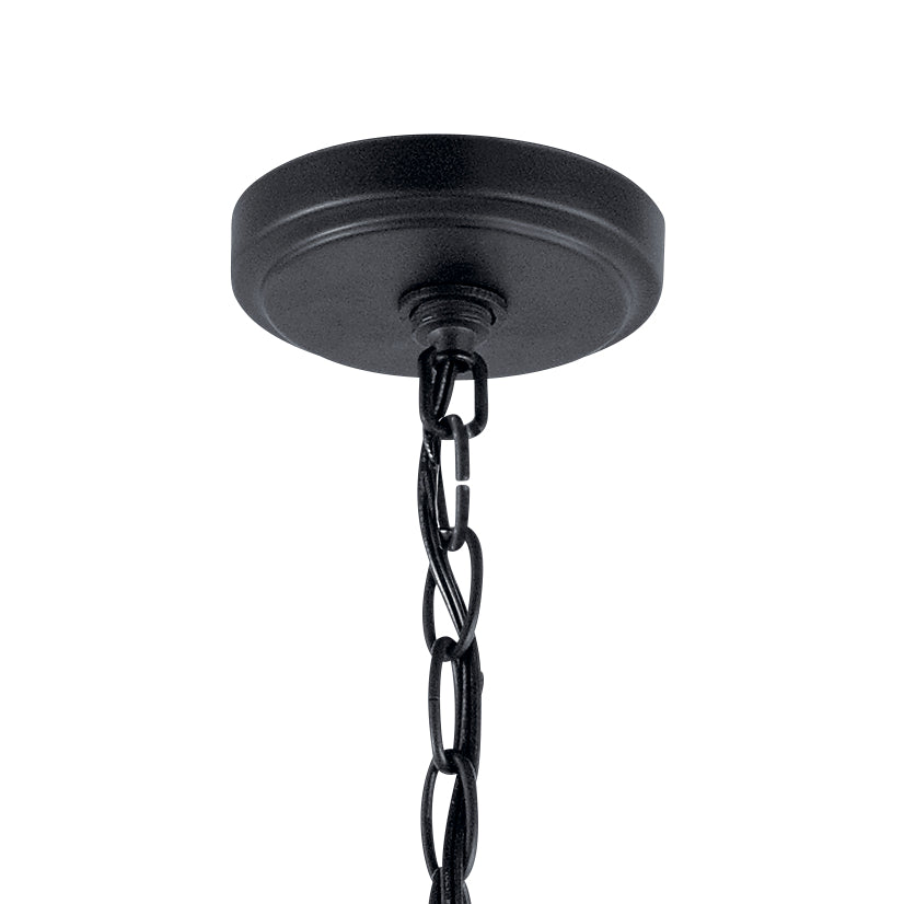 KICHLER 44029BK Winslow 3 Light Mini Chandelier Black