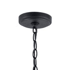 KICHLER 44030BK Winslow 5 Light Chandelier Black