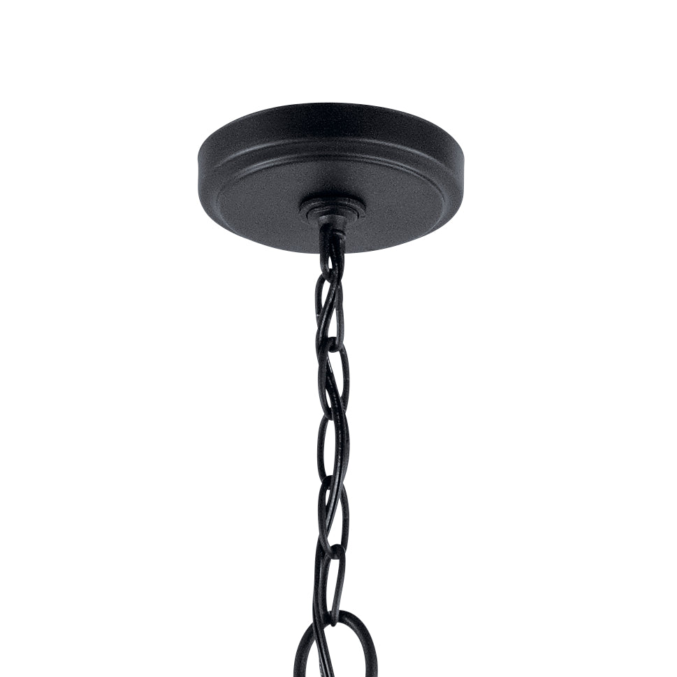 KICHLER 44031BK Winslow 9 Light Chandelier Black