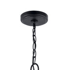 KICHLER 44031BK Winslow 9 Light Chandelier Black