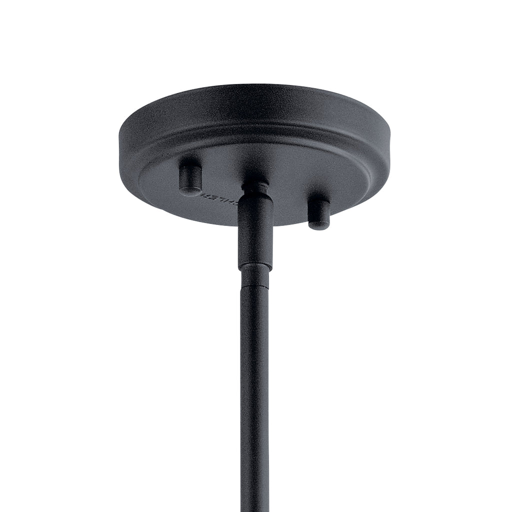 KICHLER 44032BK Winslow 1 Light Mini Pendant Black