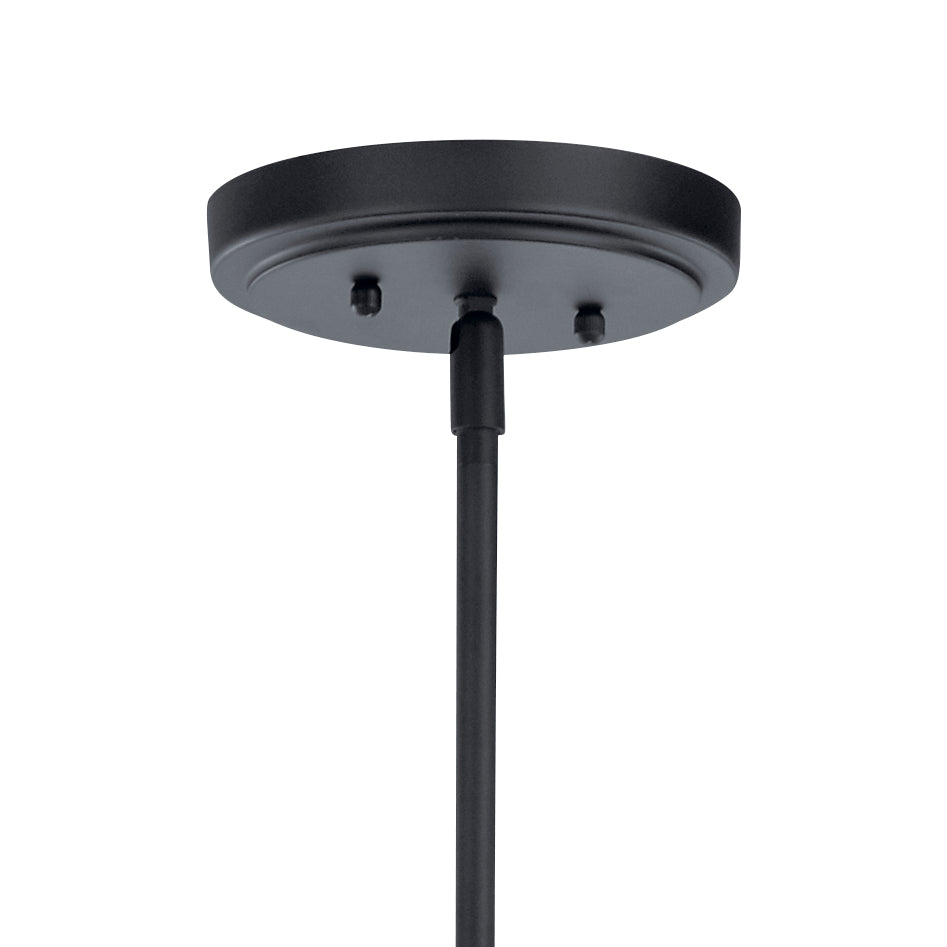 KICHLER 44035BK Winslow 8 Light Chandelier Black