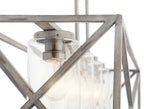 KICHLER 44081DAW Moorgate 5 Light Linear Chandelier Distressed Antique White