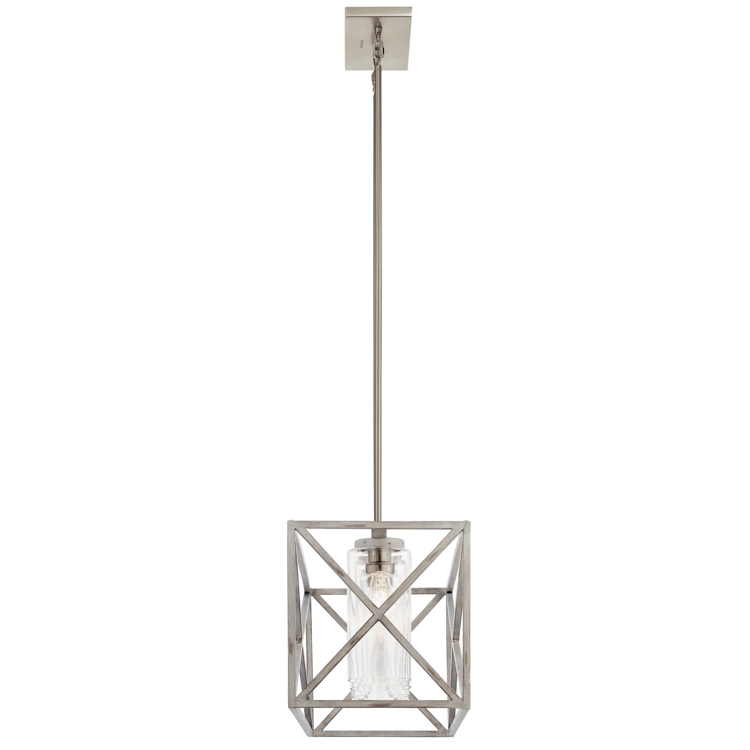 KICHLER 44081DAW Moorgate 5 Light Linear Chandelier Distressed Antique White
