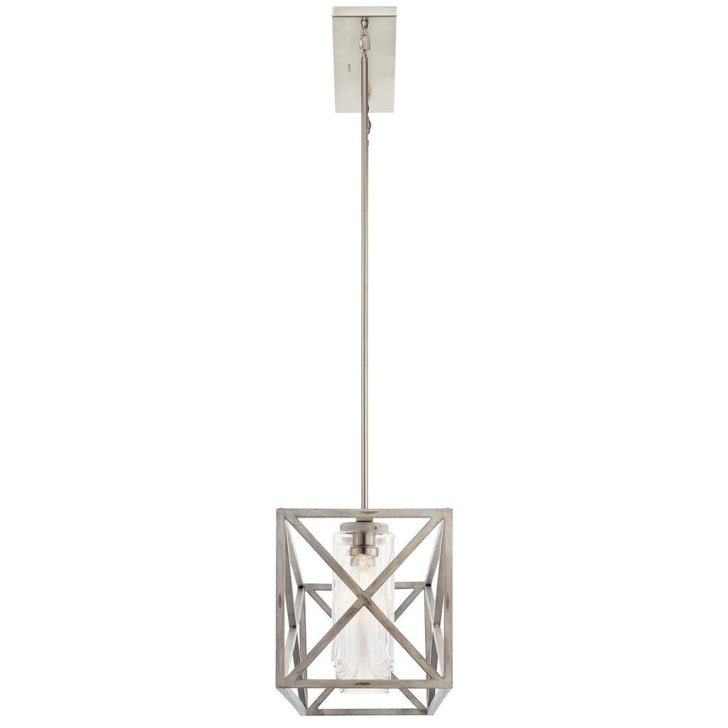KICHLER 44082DAW Moorgate 7 Light Linear Chandelier Distressed Antique White
