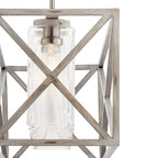 KICHLER 44082DAW Moorgate 7 Light Linear Chandelier Distressed Antique White