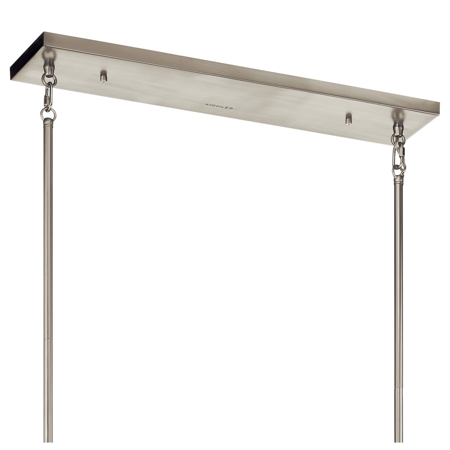 KICHLER 44082DAW Moorgate 7 Light Linear Chandelier Distressed Antique White