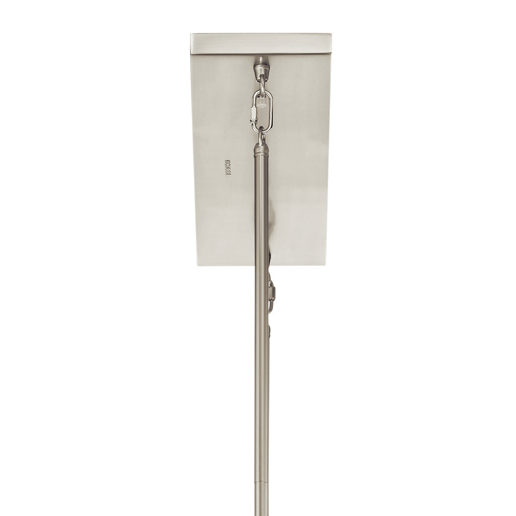 KICHLER 44082DAW Moorgate 7 Light Linear Chandelier Distressed Antique White