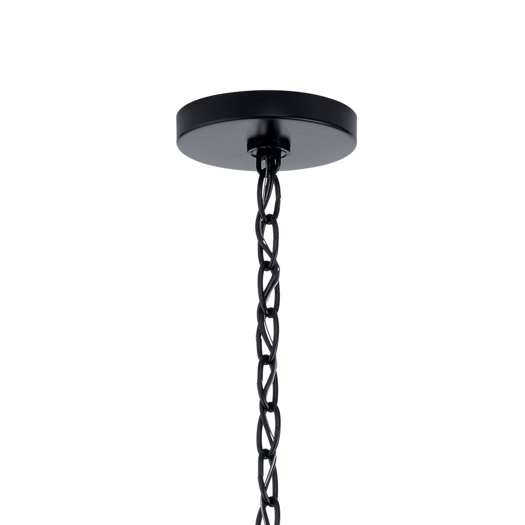 KICHLER 44378BKCS Valserrano 9 Light Chandelier Black
