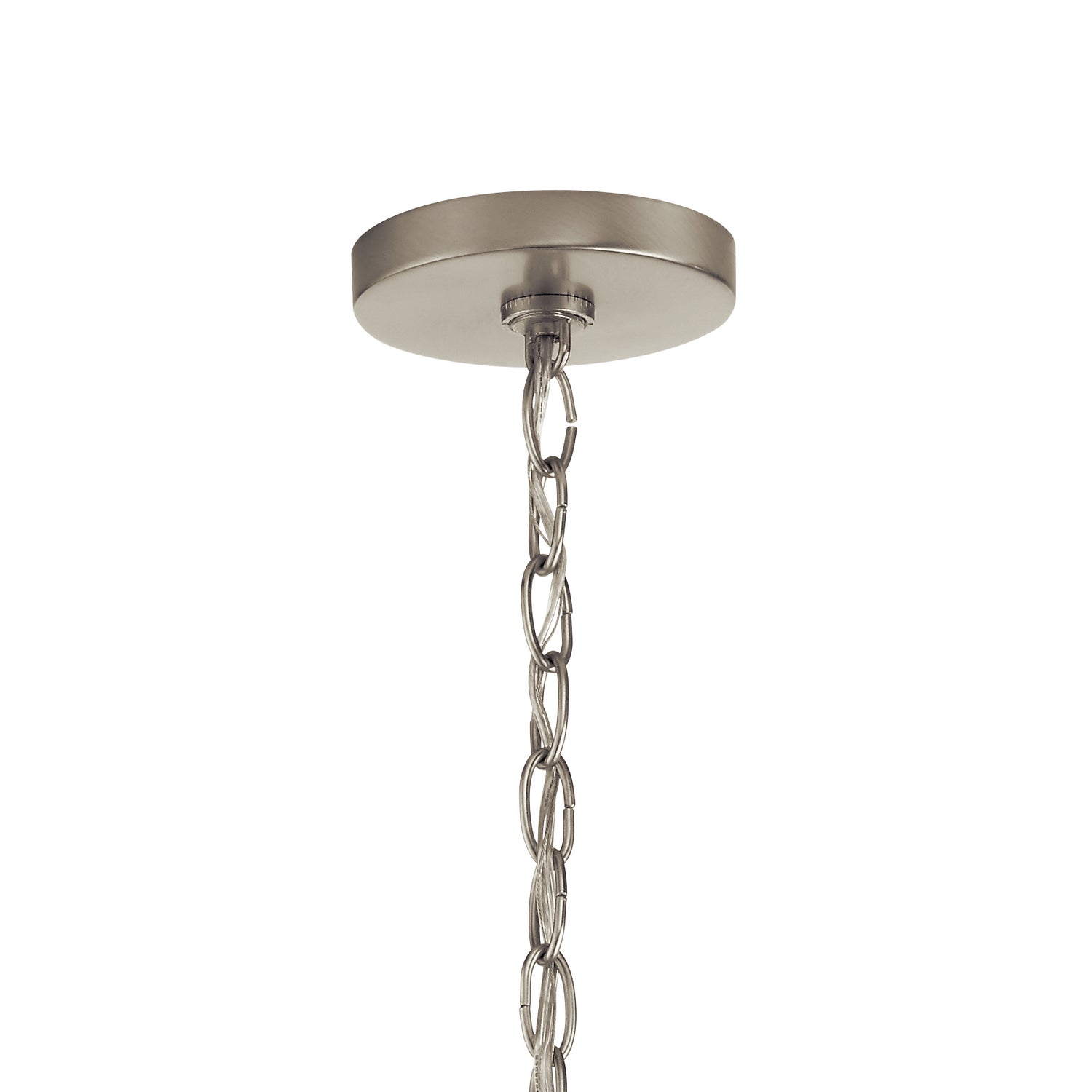 KICHLER 44378NICS Valserrano 9 Light Chandelier Brushed Nickel