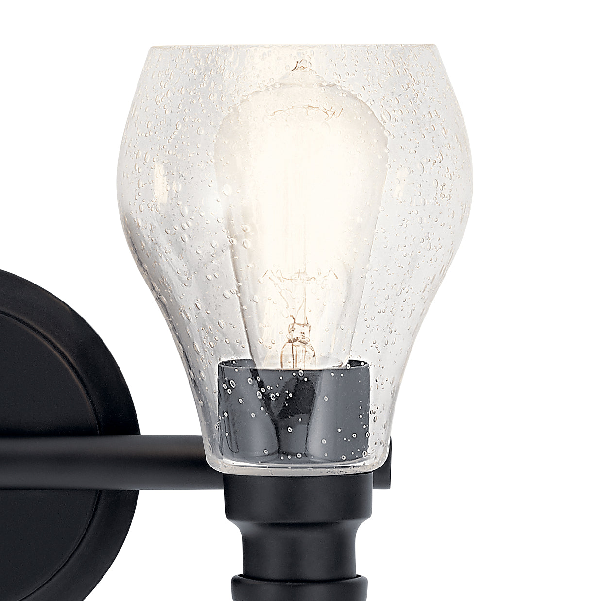 KICHLER 45391BK Greenbrier 2 Light Vanity Light Black